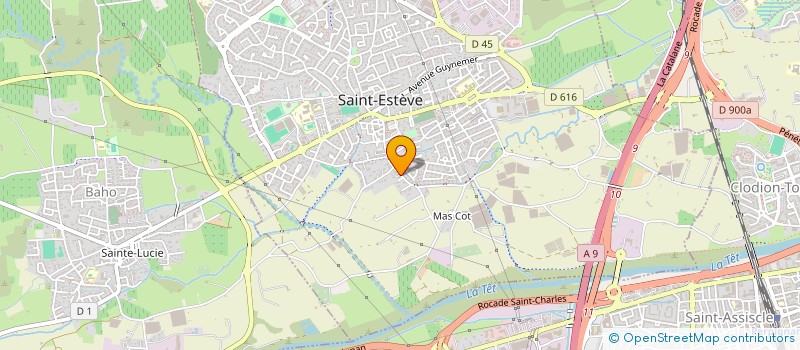 localisation de l'entreprise LE FLORICA  SAINT-ESTEVE