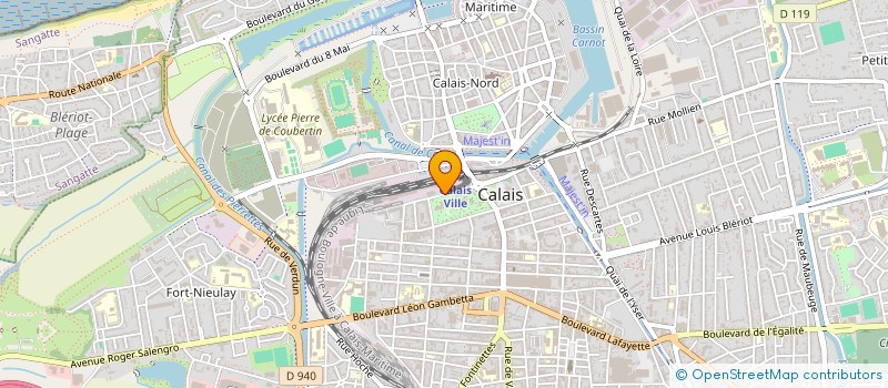 localisation de l'entreprise LE FLORIDA  CALAIS