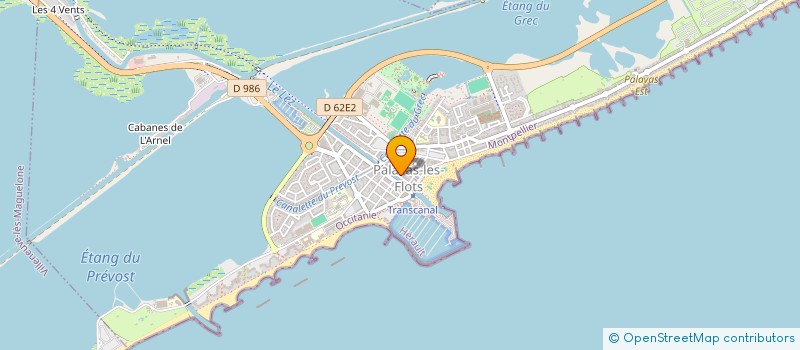 localisation de l'entreprise LE FLORIDE à PALAVAS-LES-FLOTS