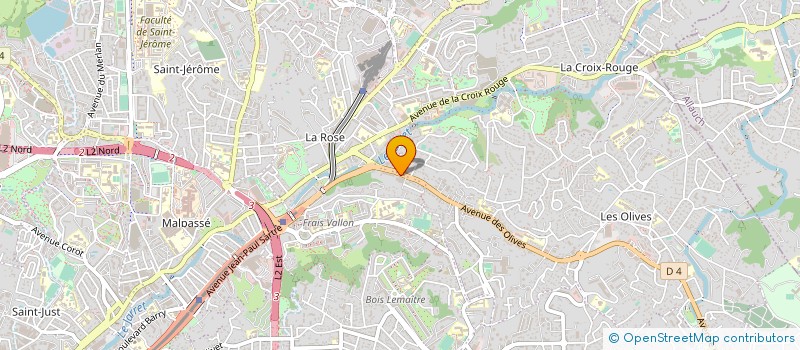 localisation de l'entreprise LE FLORIDE BATIMENT B à MARSEILLE
