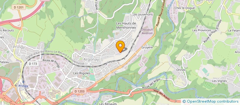 localisation de l'entreprise LE FLOVERT à ARGONAY