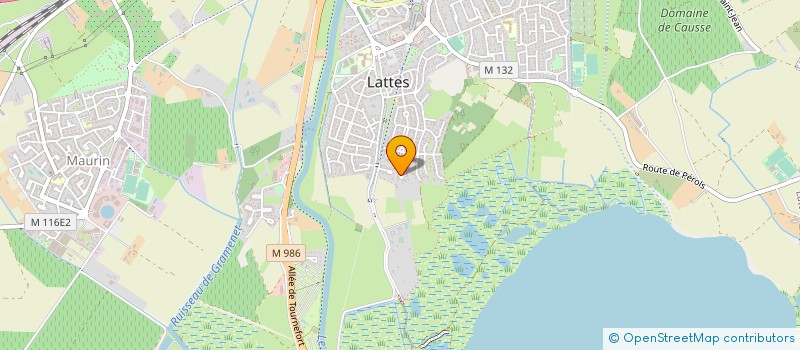 localisation de l'entreprise LE FLOW à LATTES