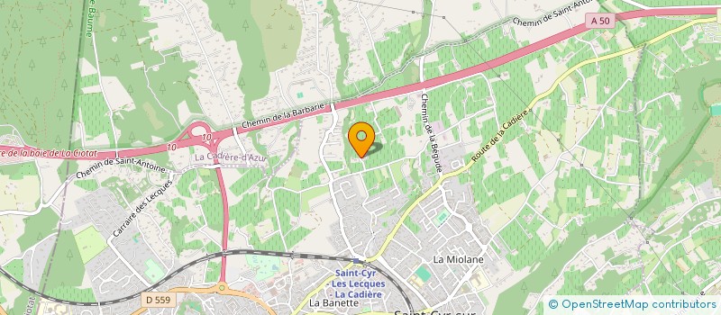 localisation de l'entreprise LE FLOW DU BATIMENT à SAINT-CYR-SUR-MER