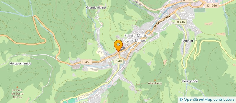 localisation de l'entreprise LE FOCH N5  SAINTE-MARIE-AUX-MINES