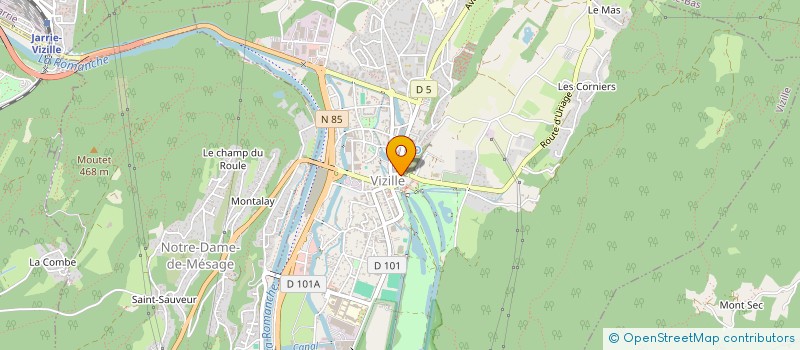 localisation de l'entreprise LE FOLATON DU CONEST  VIZILLE