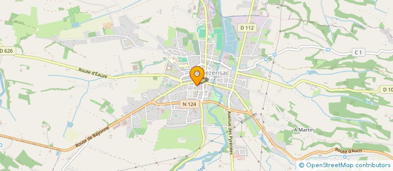 localisation de l'entreprise LE FOND DE VOLAILLE  VIC-FEZENSAC