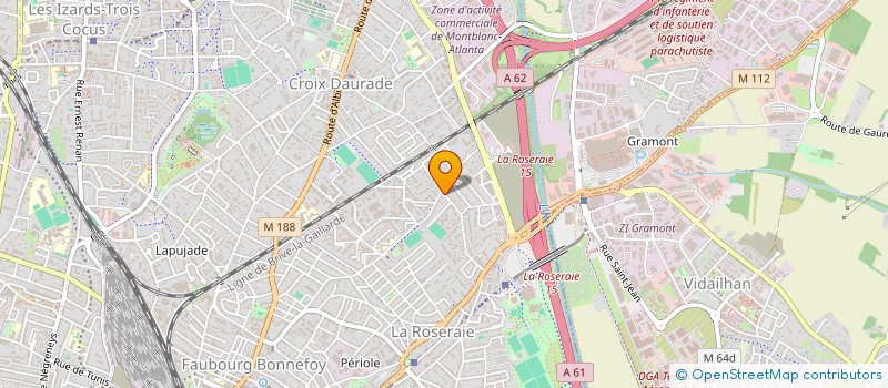 localisation de l'entreprise LE FOND DU COEUR à TOULOUSE