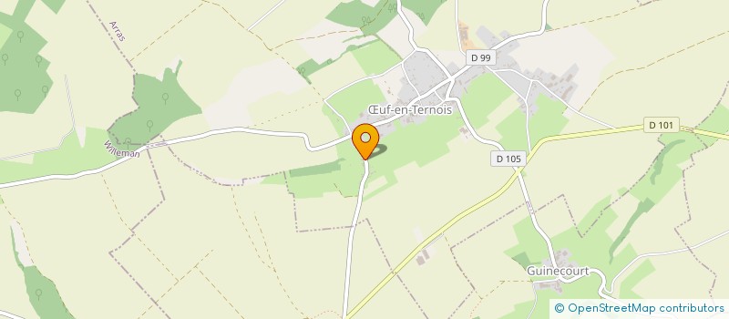 localisation de l'entreprise LE FOND DU CRUBILLET  UF-EN-TERNOIS