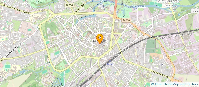 localisation de l'entreprise LE FOND ET LA FORME à ARRAS