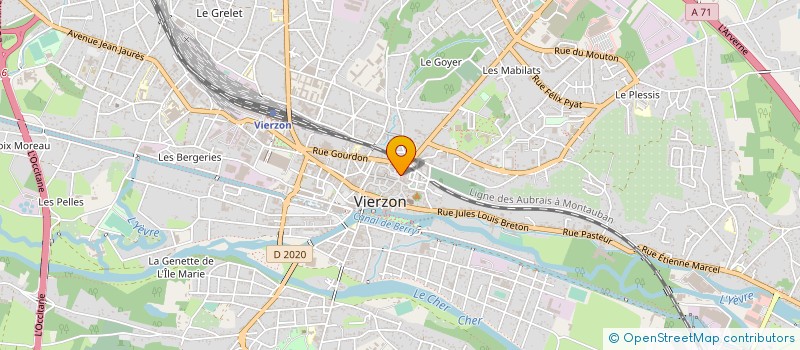 localisation de l'entreprise LE FONDANT DE VIERZON à MOLOMPIZE