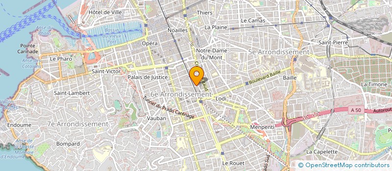localisation de l'entreprise LE FONDS DE COMMERCE à MARSEILLE
