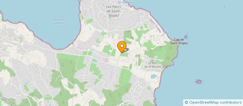 localisation de l'entreprise LE FONT DE LA TREILLE DE LA MOUTTE à SAINT-TROPEZ
