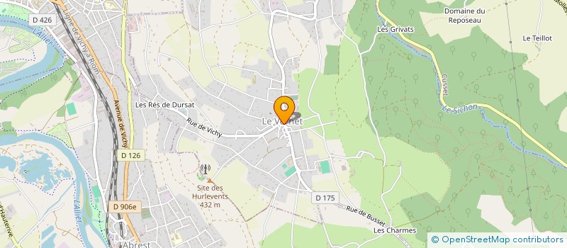 localisation de l'entreprise LE FONT FIOLANT à LE VERNET