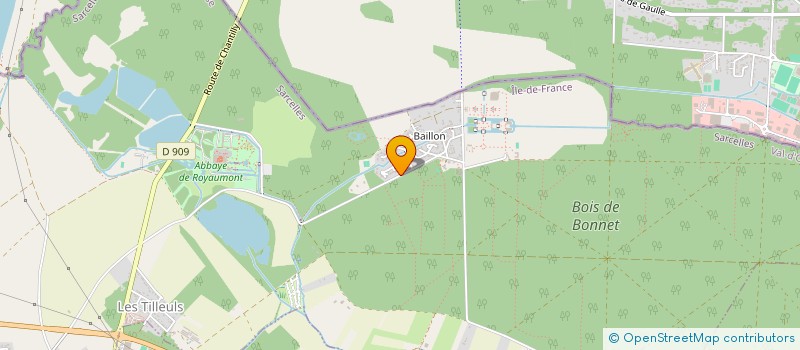 localisation de l'entreprise LE FONTENELLE  ASNIERES-SUR-OISE