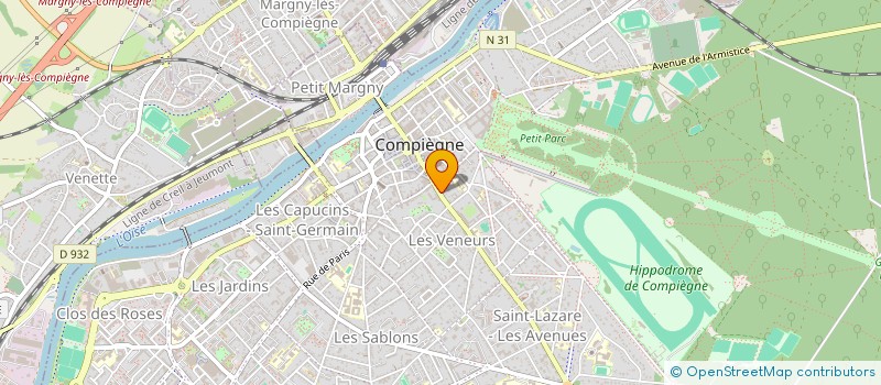 localisation de l'entreprise LE FONTENOY  COMPIEGNE