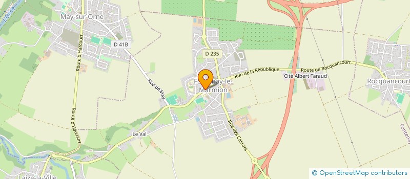 localisation de l'entreprise LE FONTENOY à FONTENAY-LE-MARMION