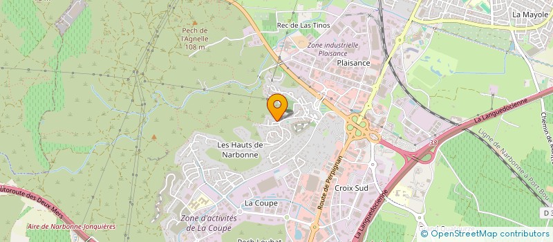 localisation de l'entreprise LE FOOD'TROTTER  NARBONNE