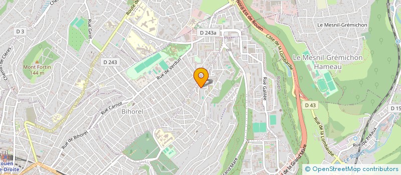 localisation de l'entreprise LE FOOTBALL SANS CONTACT EN MARCHANT à ROUEN