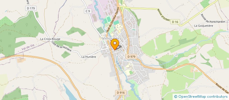 localisation de l'entreprise LE FORDINGBRIDGE à VIMOUTIERS