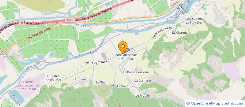 localisation de l'entreprise LE FOREST  CURBANS
