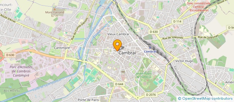 localisation de l'entreprise LE FORGERON à CAMBRAI