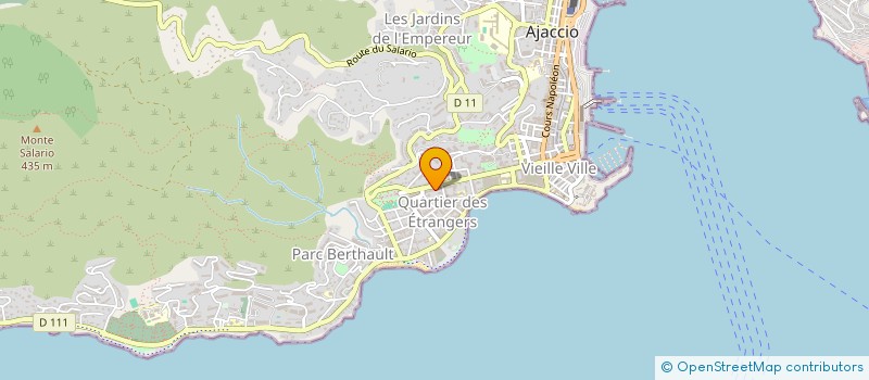 localisation de l'entreprise LE FORT à AJACCIO