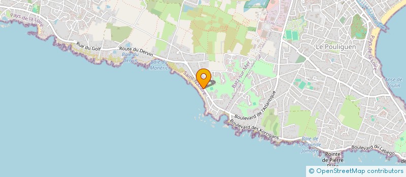 localisation de l'entreprise LE FORT DE L'HERMIONE à BATZ-SUR-MER