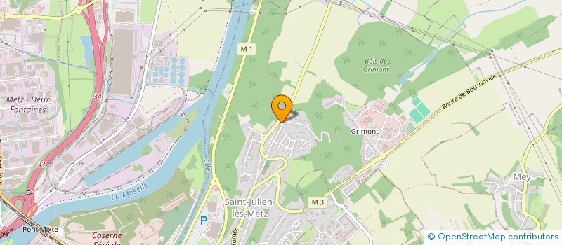 localisation de l'entreprise LE FORT DU MAL  SAINT-JULIEN-LES-METZ