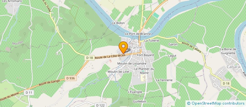 localisation de l'entreprise LE FORT MACONNERIE  GREZILLAC