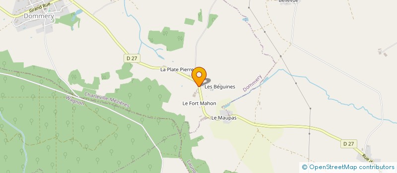 localisation de l'entreprise LE FORT MAHON  DOMMERY