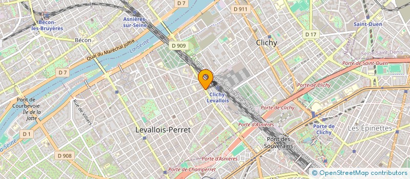 localisation de l'entreprise LE FORT NATIONAL à LEVALLOIS-PERRET
