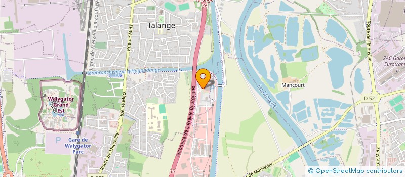 localisation de l'entreprise LE FORUM  TALANGE