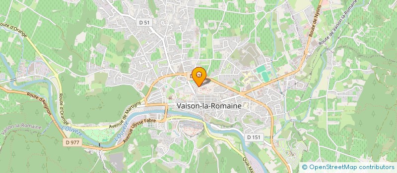 localisation de l'entreprise LE FORUM  VAISON-LA-ROMAINE