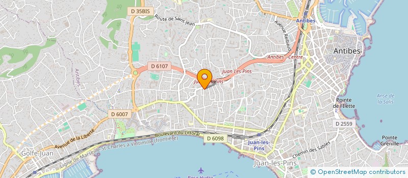 localisation de l'entreprise LE FORUM 56 REIBAUD à ANTIBES