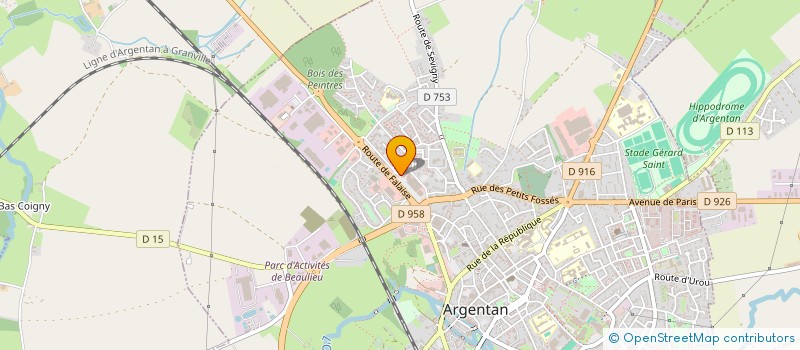 localisation de l'entreprise LE FORUM à ARGENTAN