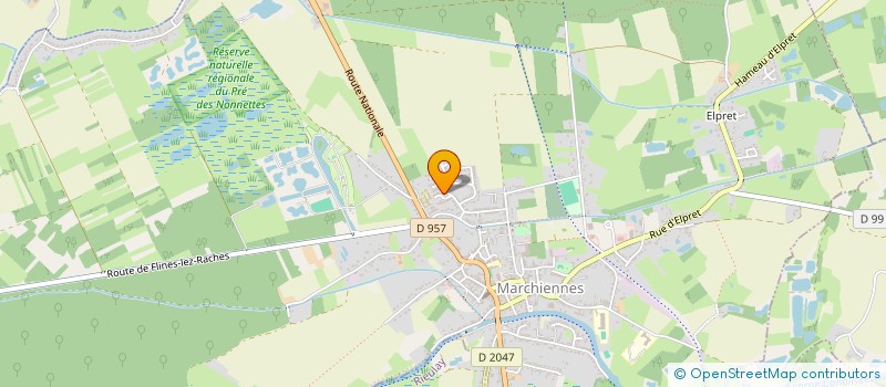 localisation de l'entreprise LE FORUM CULTUREL à MARCHIENNES