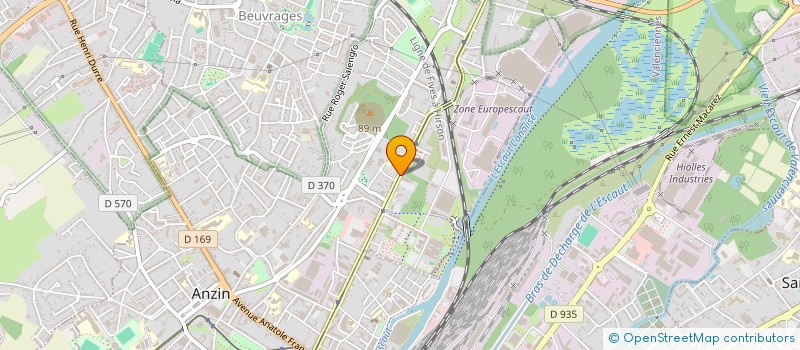 localisation de l'entreprise LE FORUM D ANZIN  ANZIN