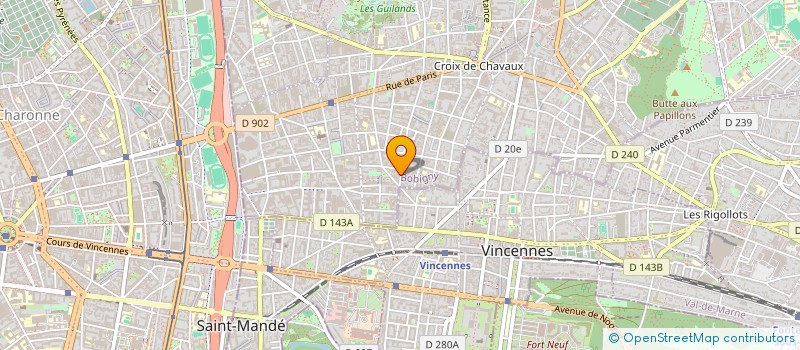 localisation de l'entreprise LE FORUM DE LA MECANIQUE à MONTREUIL