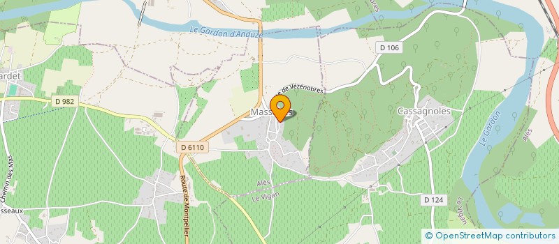 localisation de l'entreprise LE FORUM DES MUSES  MASSANES