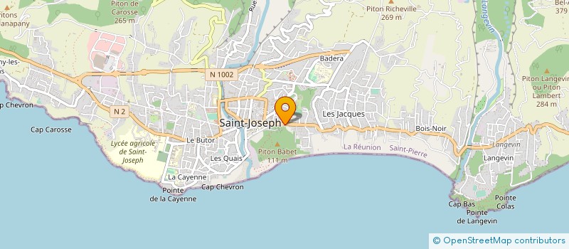 localisation de l'entreprise LE FORUM IMMOBILIER à SAINT-JOSEPH