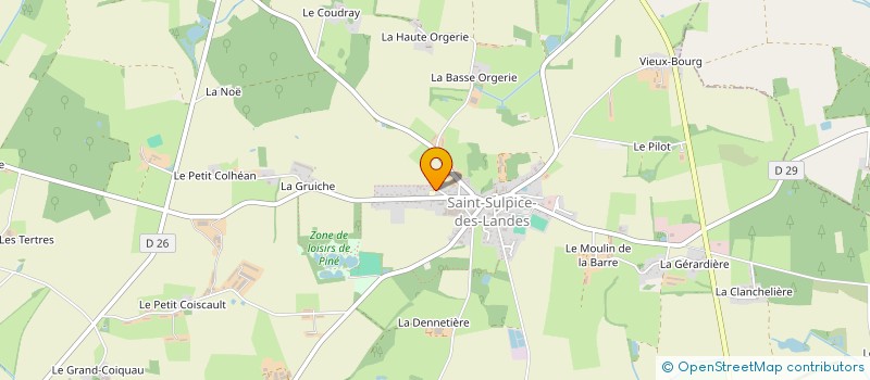 localisation de l'entreprise LE FOSSE à VALLONS-DE-L'ERDRE