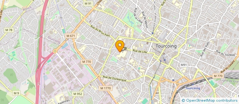 localisation de l'entreprise LE FOSSE  TOURCOING