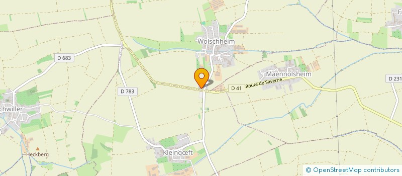 localisation de l'entreprise LE FOU DU ROI à WOLSCHHEIM