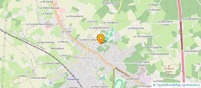 localisation de l'entreprise LE FOUGERAY  ECOMMOY