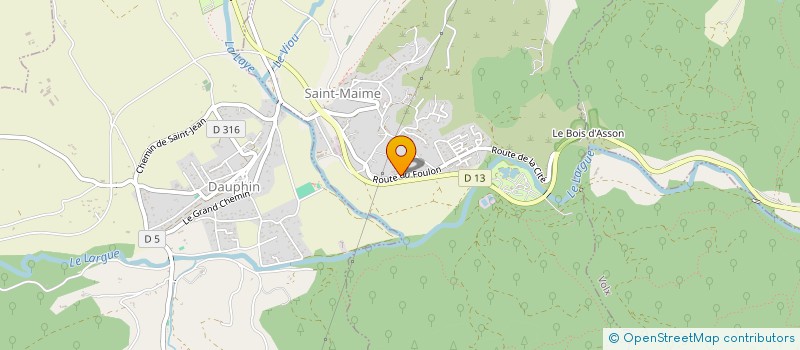 localisation de l'entreprise LE FOULON  SAINT-MAIME