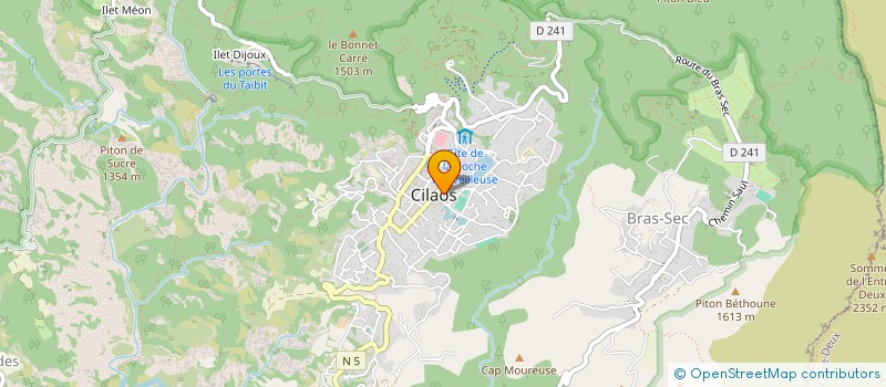 localisation de l'entreprise LE FOUQUET à CILAOS