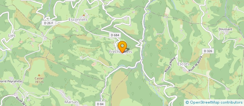 localisation de l'entreprise LE FOUR  FRECHENDETS