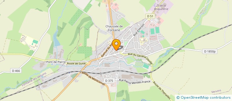 localisation de l'entreprise LE FOUR A BOIS à VERVINS