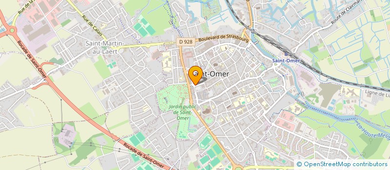 localisation de l'entreprise LE FOUR A BOIS  SAINT-OMER