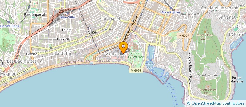localisation de l'entreprise LE FOUR A BOIS à NICE